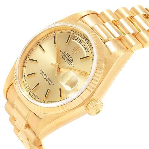 18 kt mens rolex watch fir sale|rolex day date 40 18 ct.